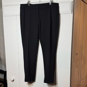 Like New Condition Dalia Black Ankle Pants Ponte Knit Texture